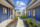 blue houses