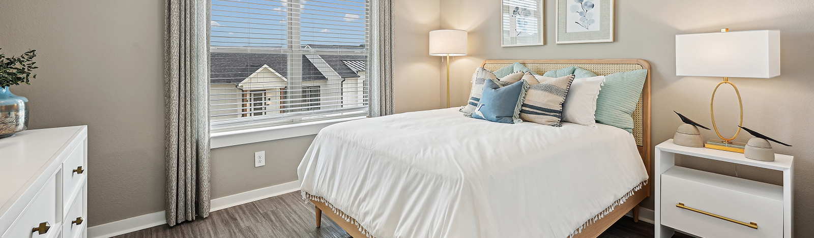 furnished bedroom